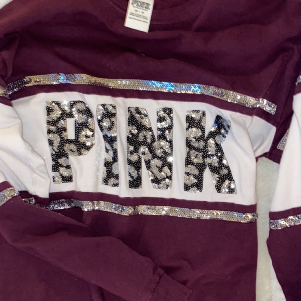 Pink long sleeve t shirt